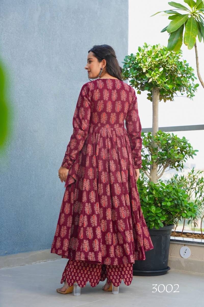 Rayon Digital Print Kurti and Bottom