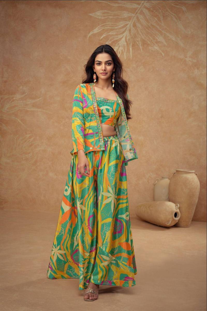 Chinon Silk Indo Western Collection