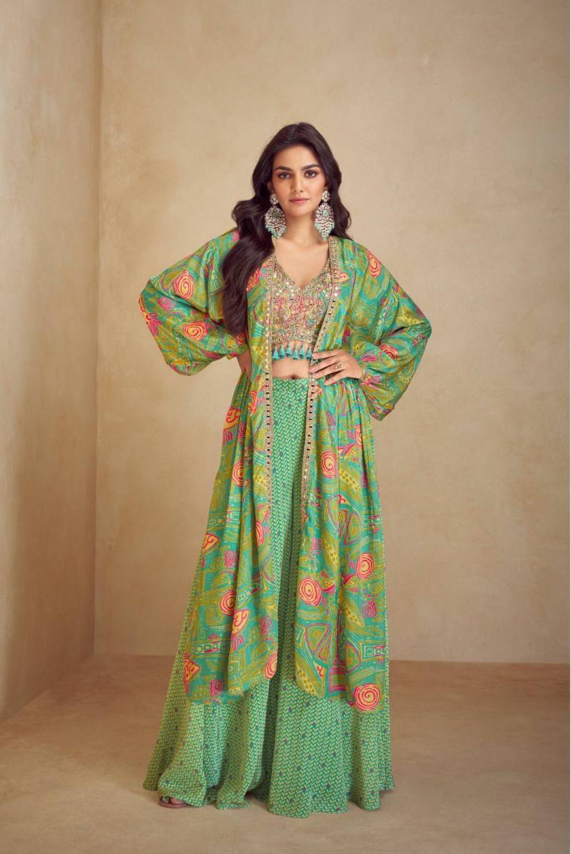 Chinon Silk Indo Western Collection