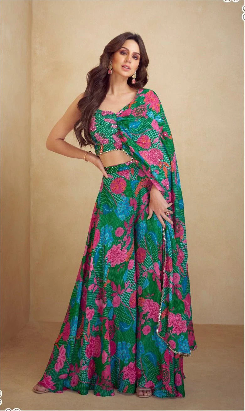 Chinon Silk Indo Western Collection