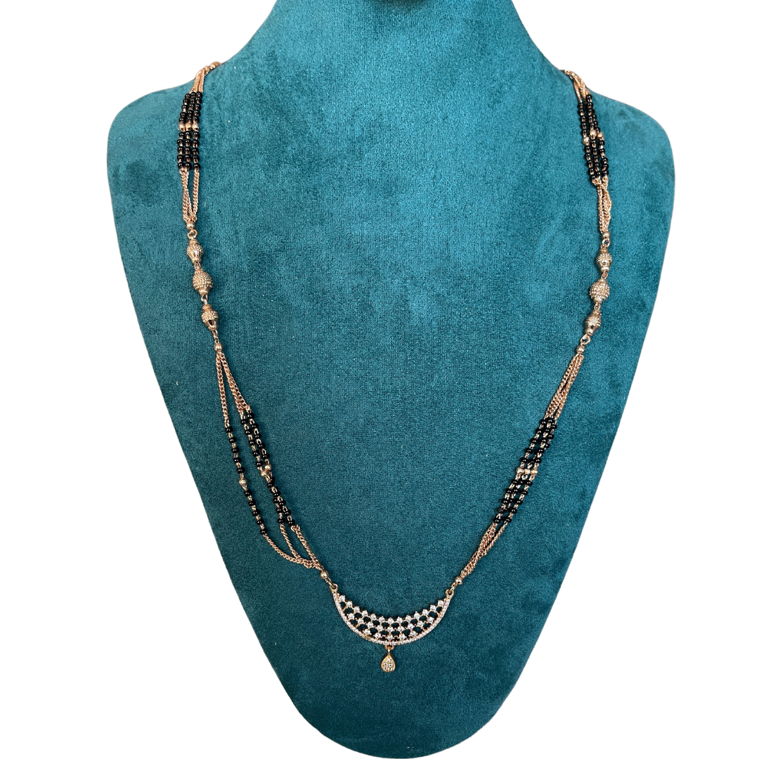 Rose Gold India Style Mungal Sutra Chain