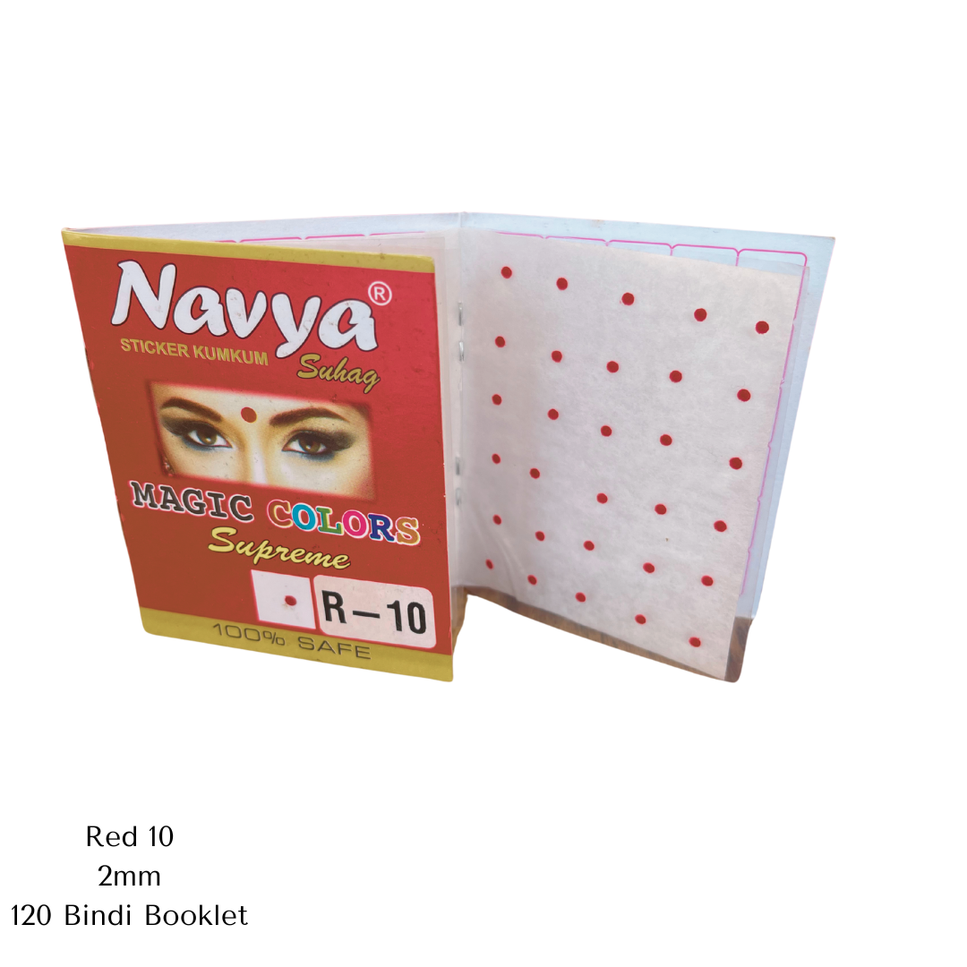 Red Bindi - Size 10 (2mm)