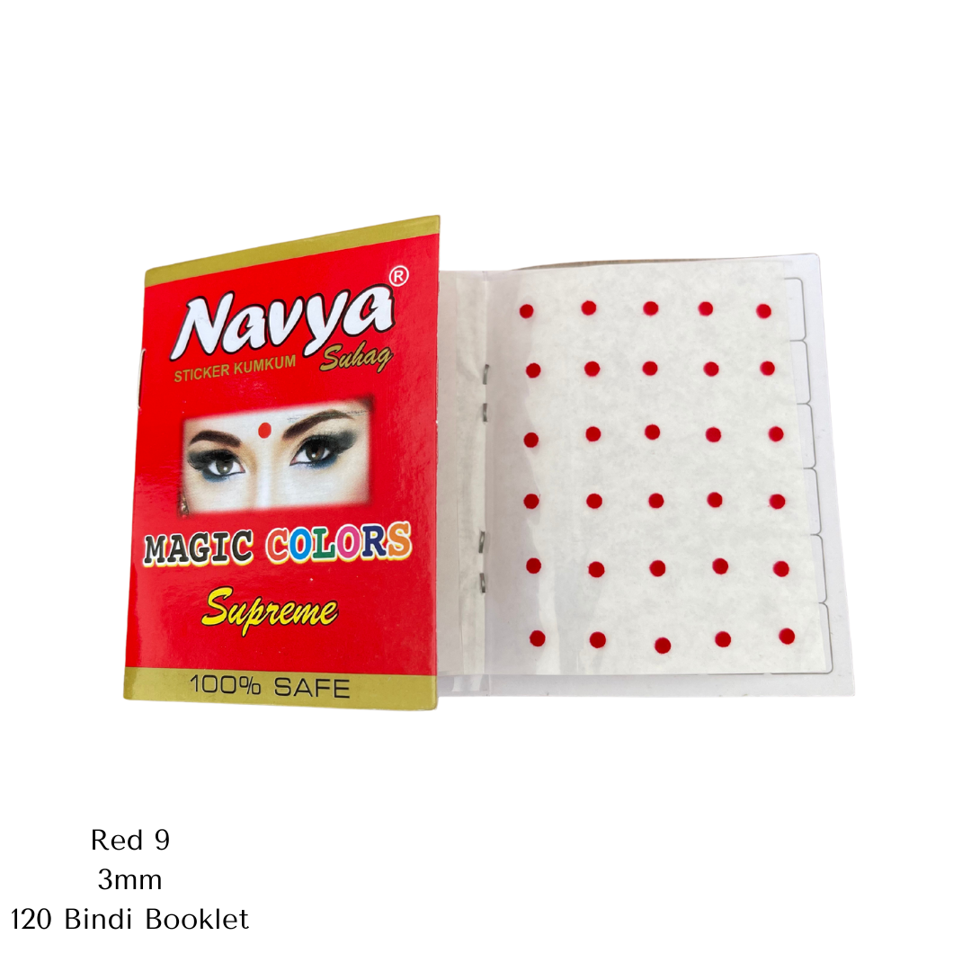 Red Bindi - Size 9 (3mm)