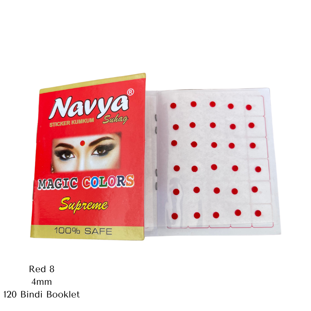 Red Bindi - Size 8 (4mm)