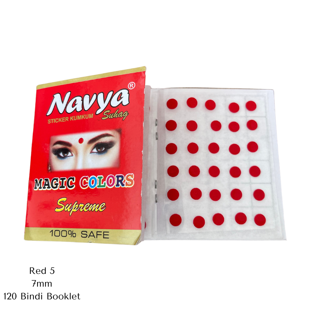 Red Bindi - Size 5 (7mm)