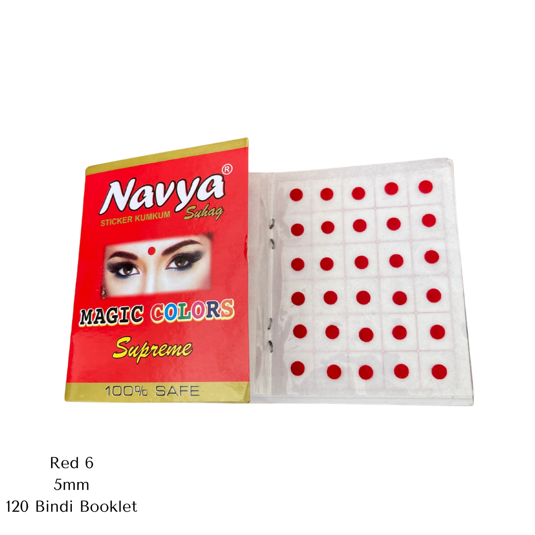 Red Bindi - Size 6 (5mm)