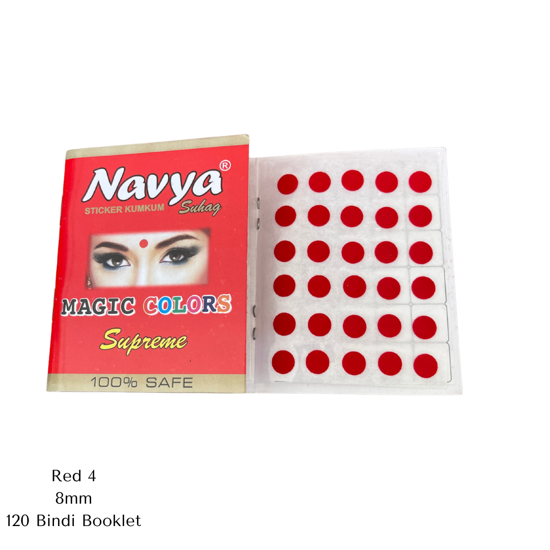 Red Bindi - Size 4 (8mm)