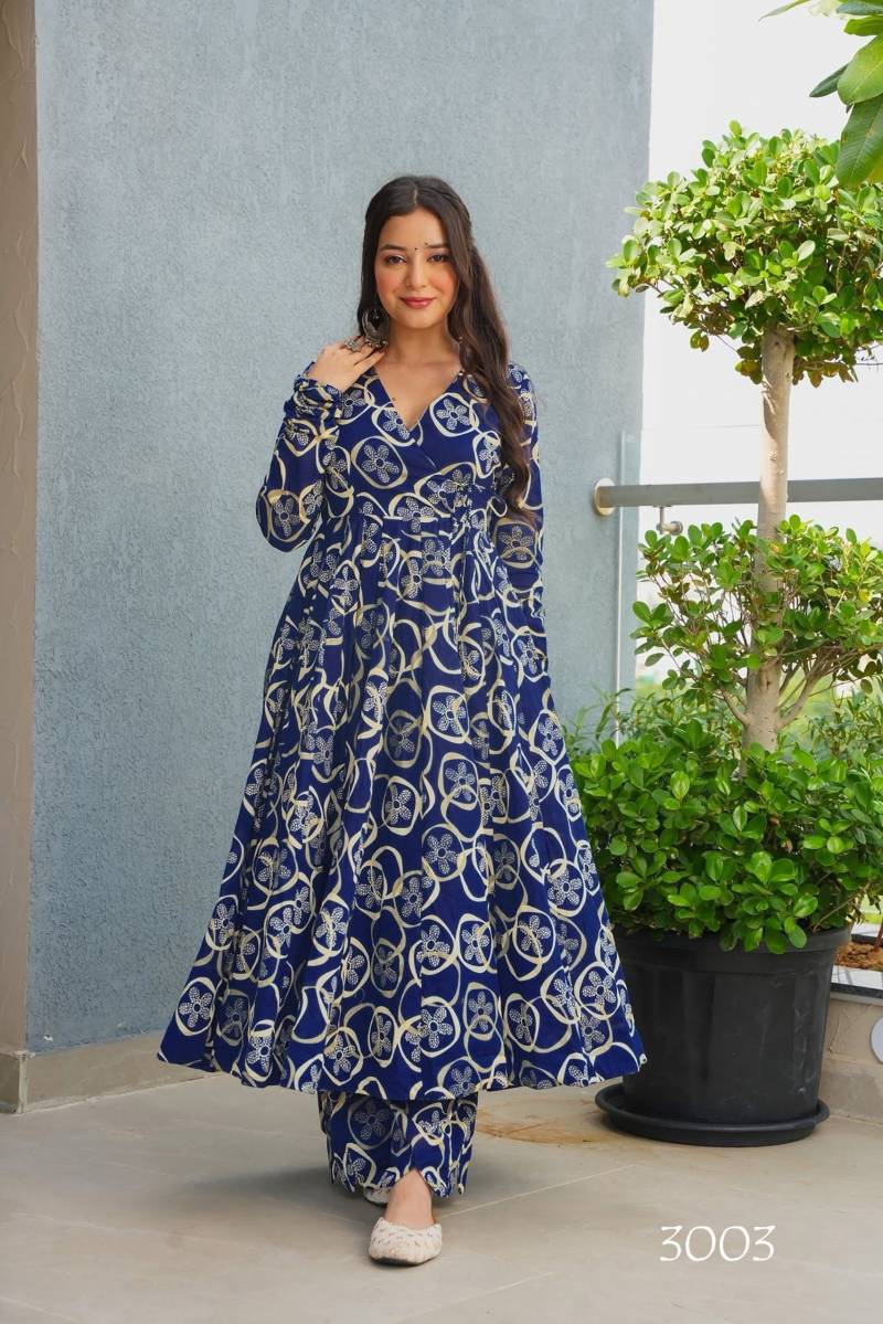 Rayon Digital Print Kurti and Bottom