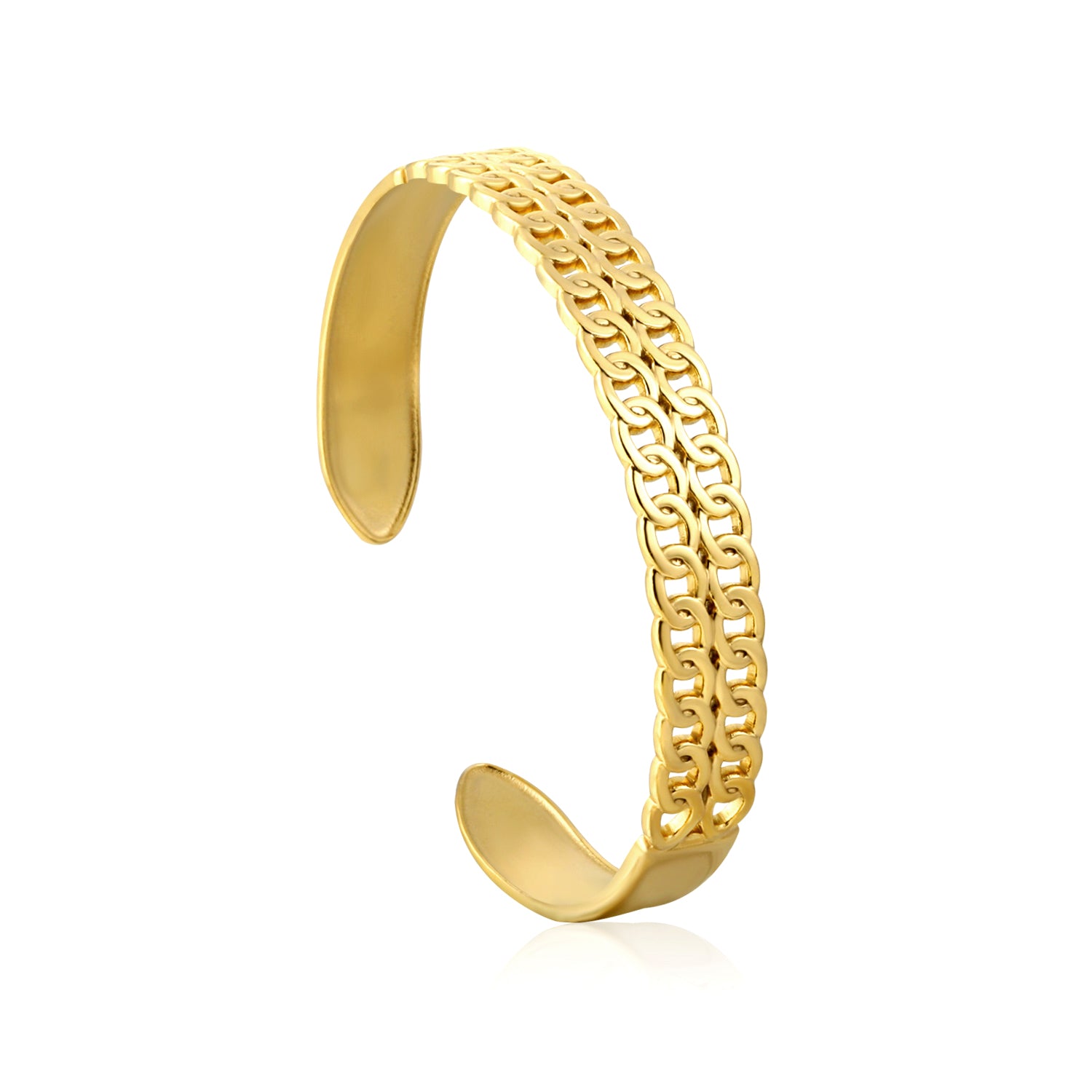 Gold Plated Cuff Bracelet