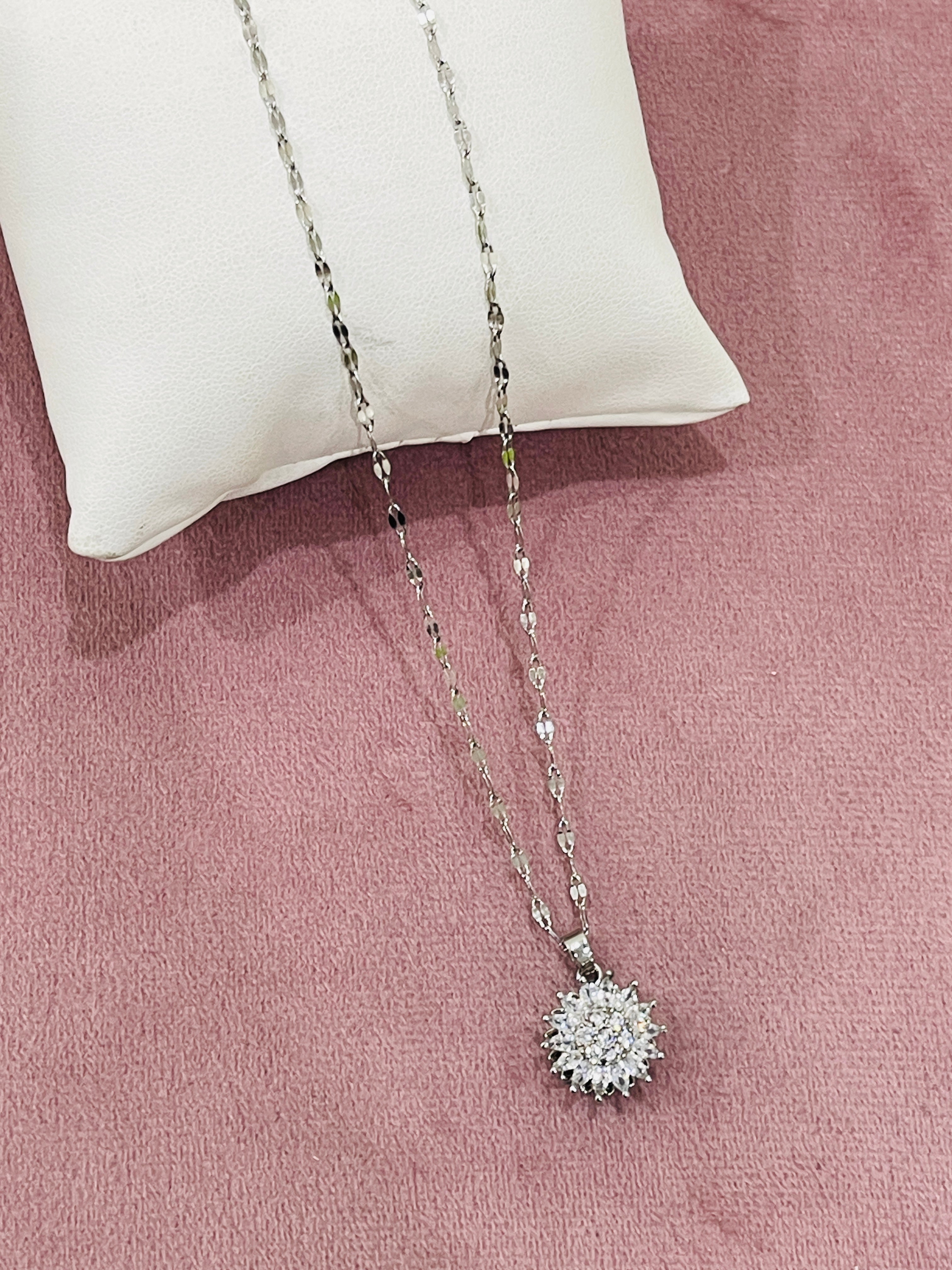 Stainless Steel Necklace with Pendant