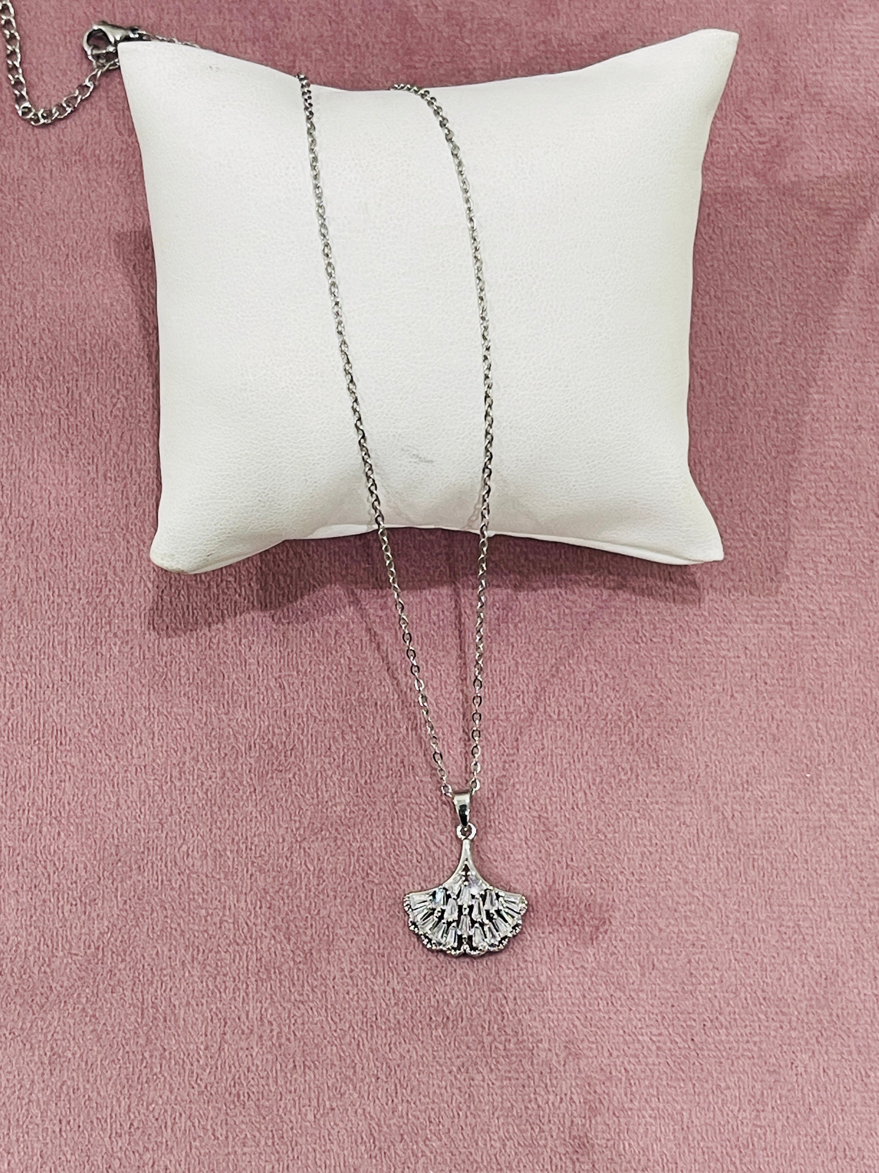 Stainless Steel Necklace with Pendant