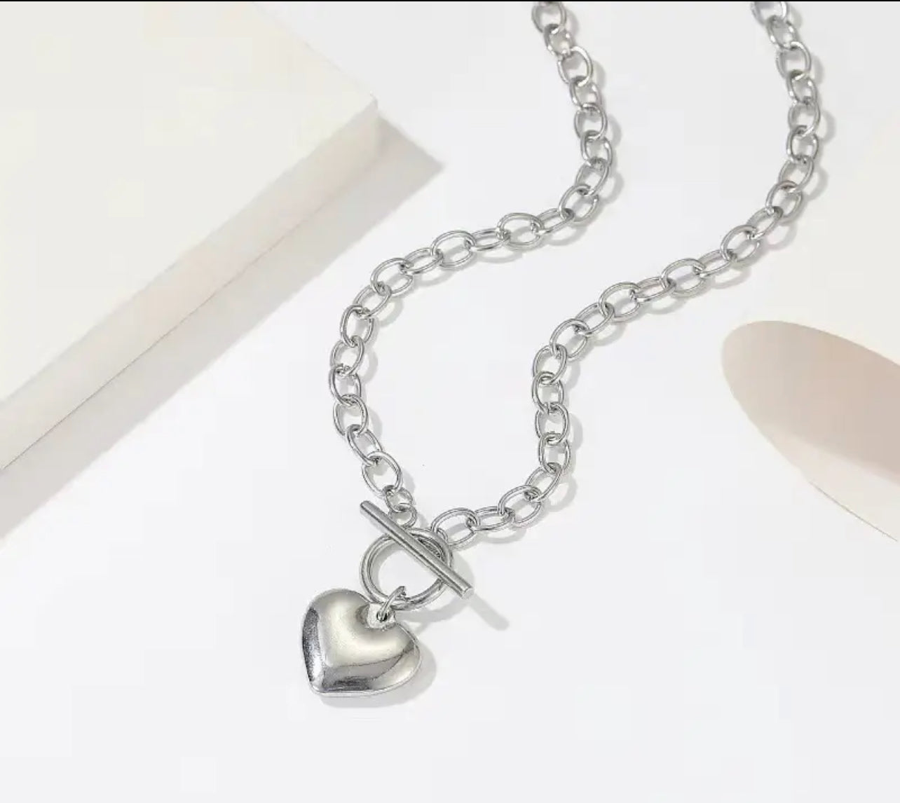 Stainless Steel Necklace with Pendant