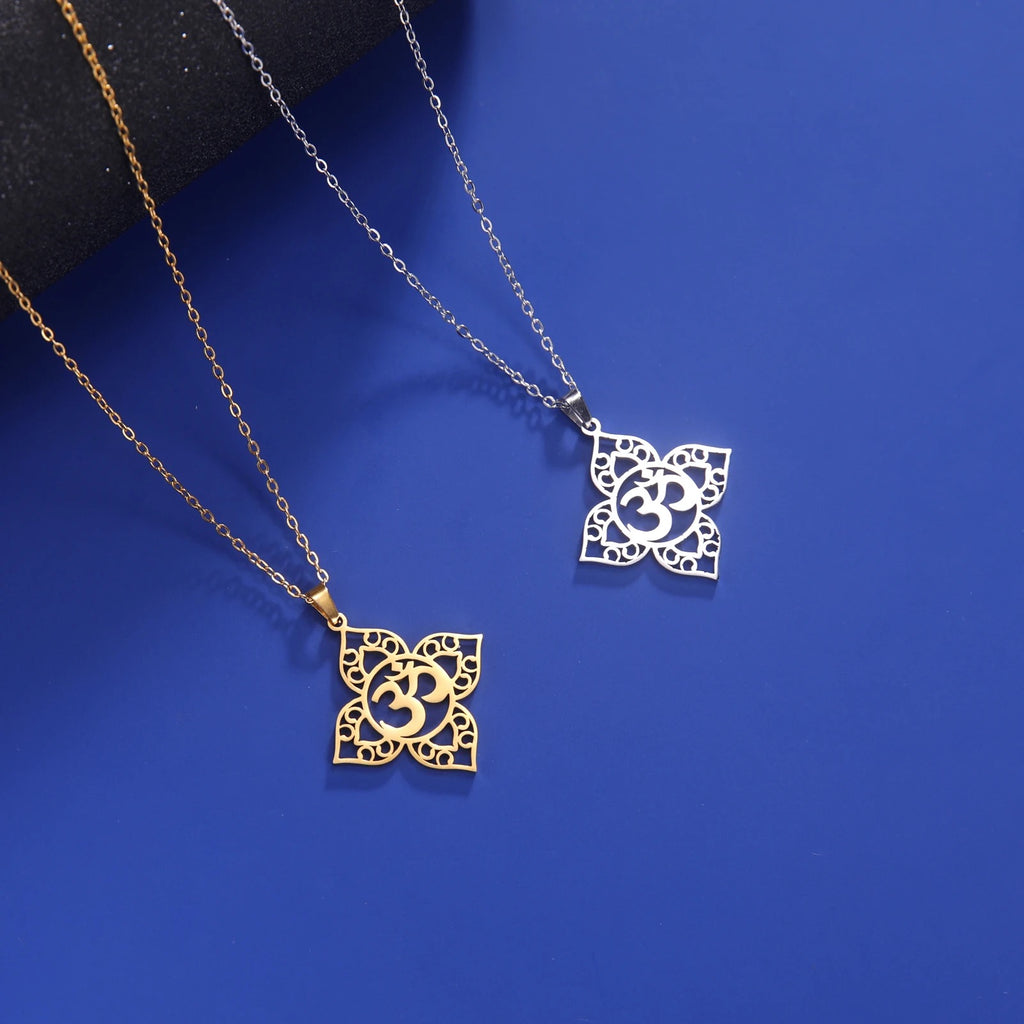 Sanskrit Om Aum Necklace