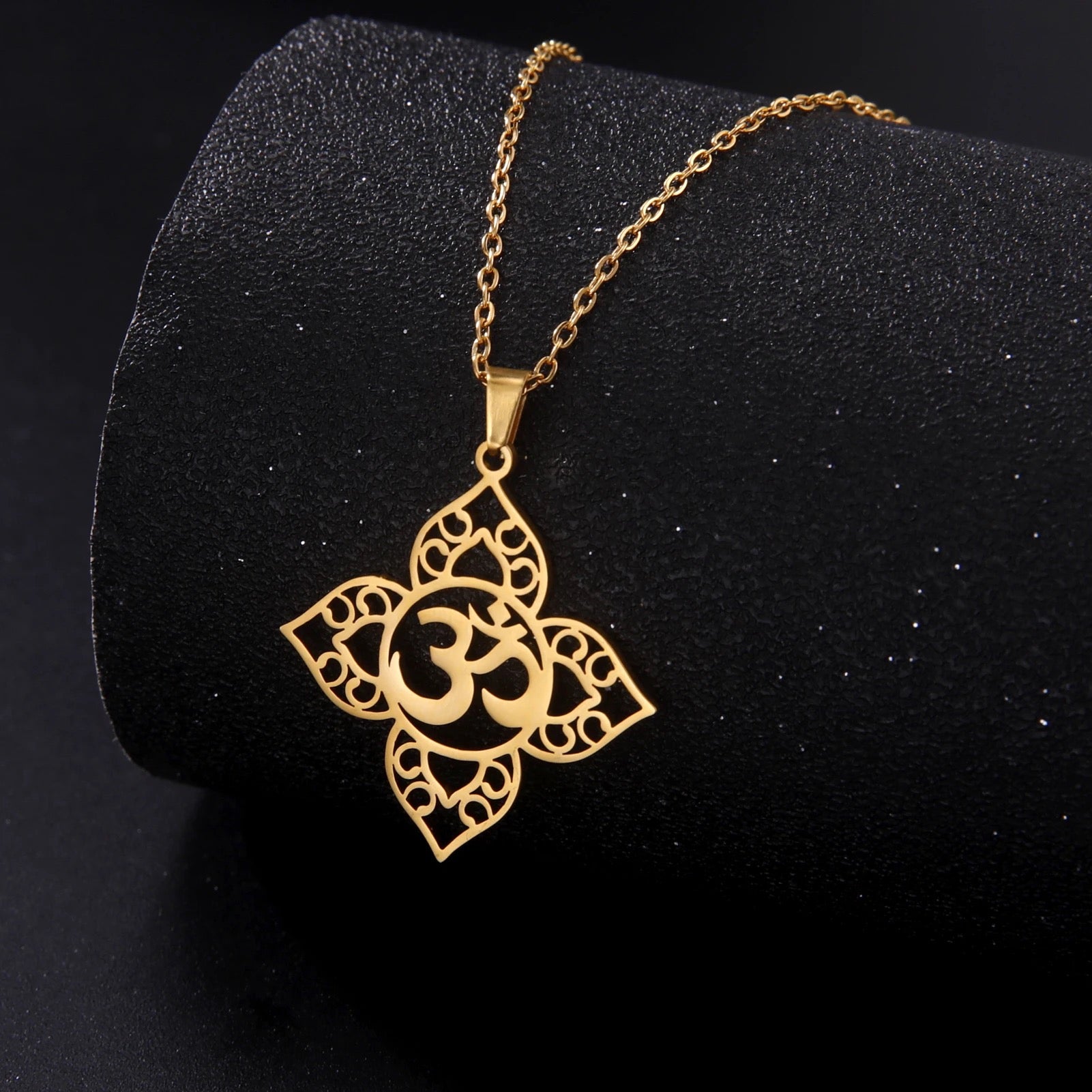 Sanskrit Om Aum Necklace