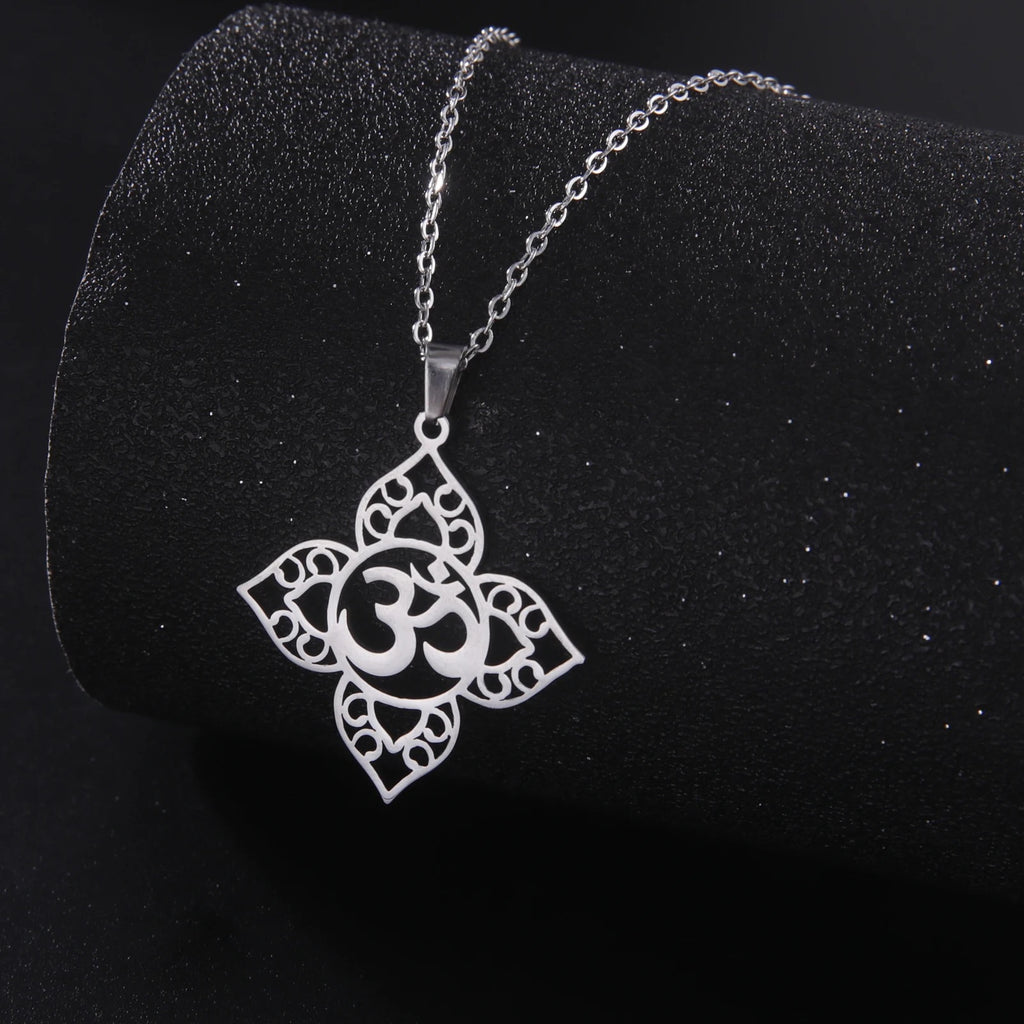 Sanskrit Om Aum Necklace