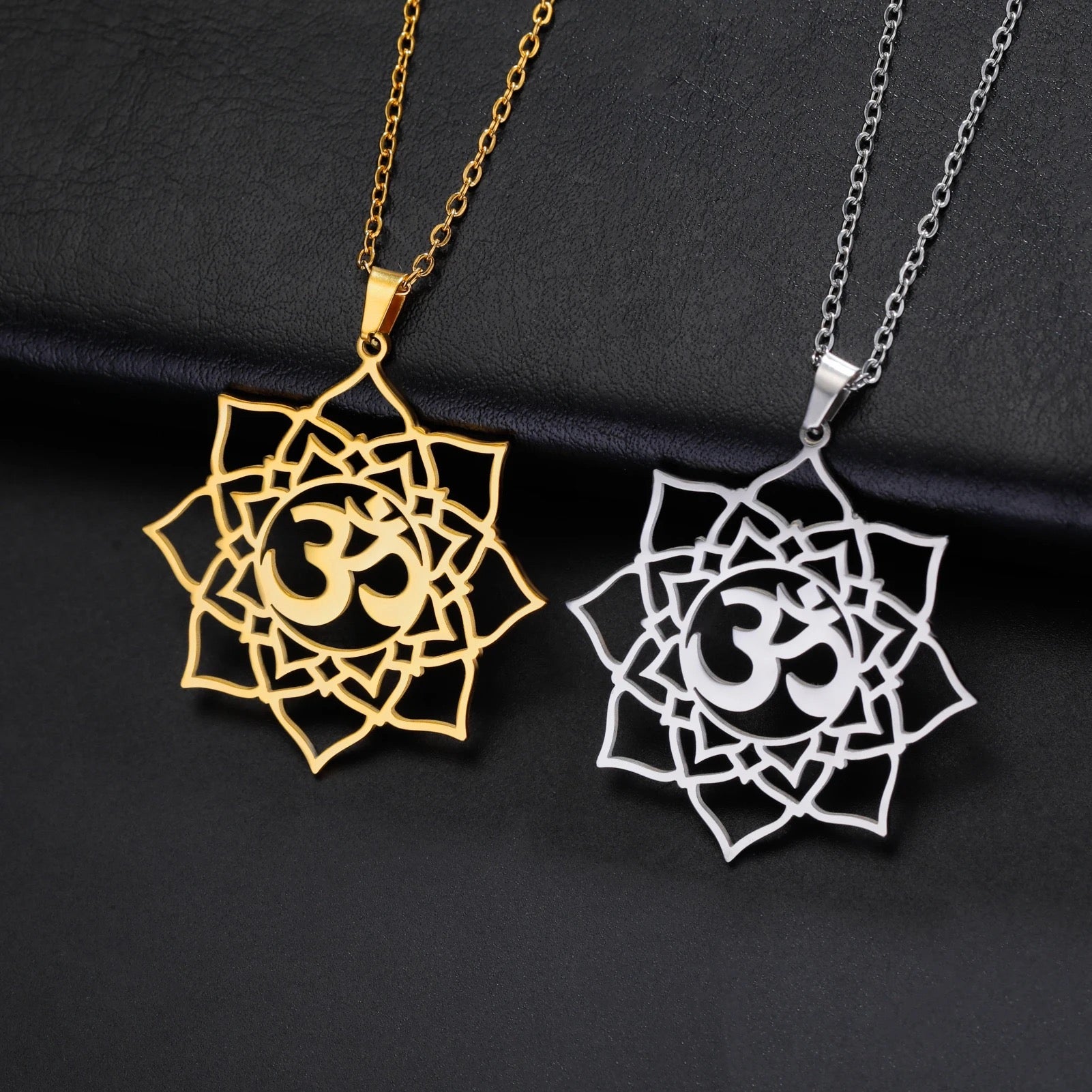 Sanskrit Om Aum Necklace