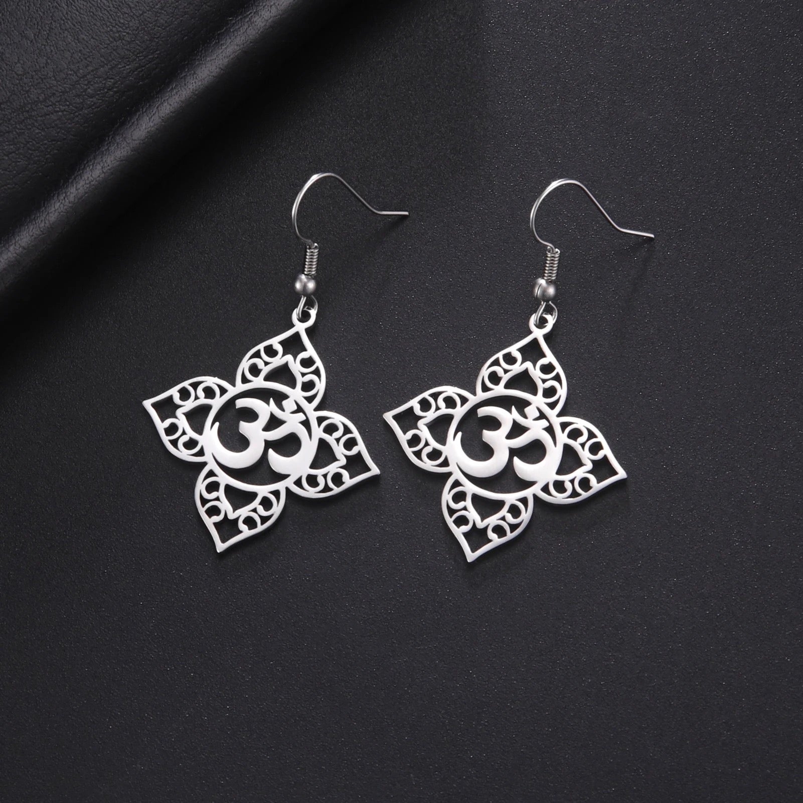 Sanskrit Om Aum Earrings