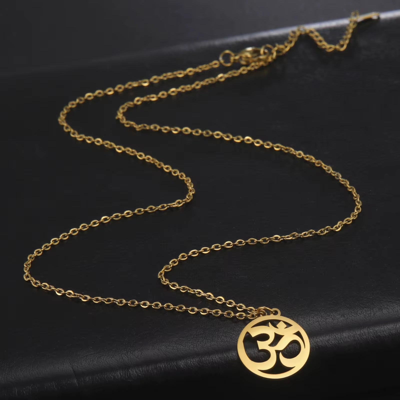 Sanskrit Om Aum Necklace