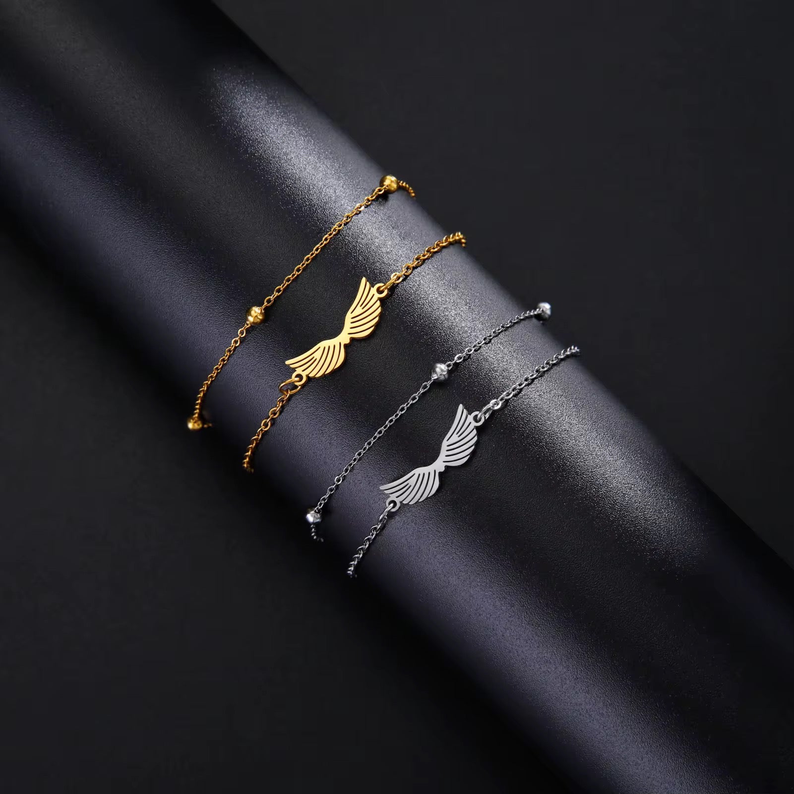 Angel Wings Double Layer Bracelet