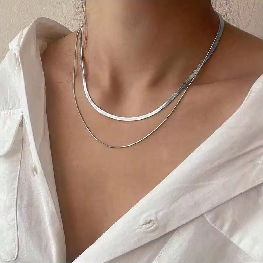 Double Layer Herringbone Chain