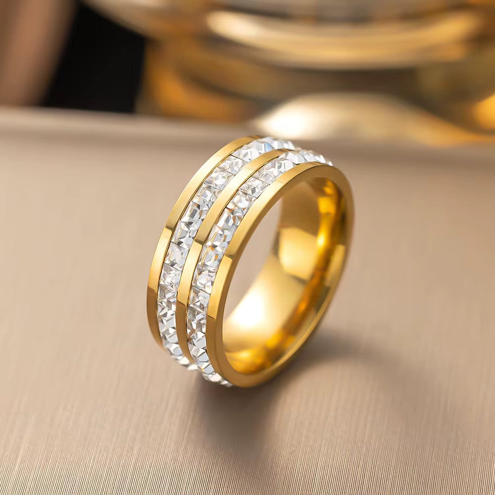 Stainless Steel Double Row Bands