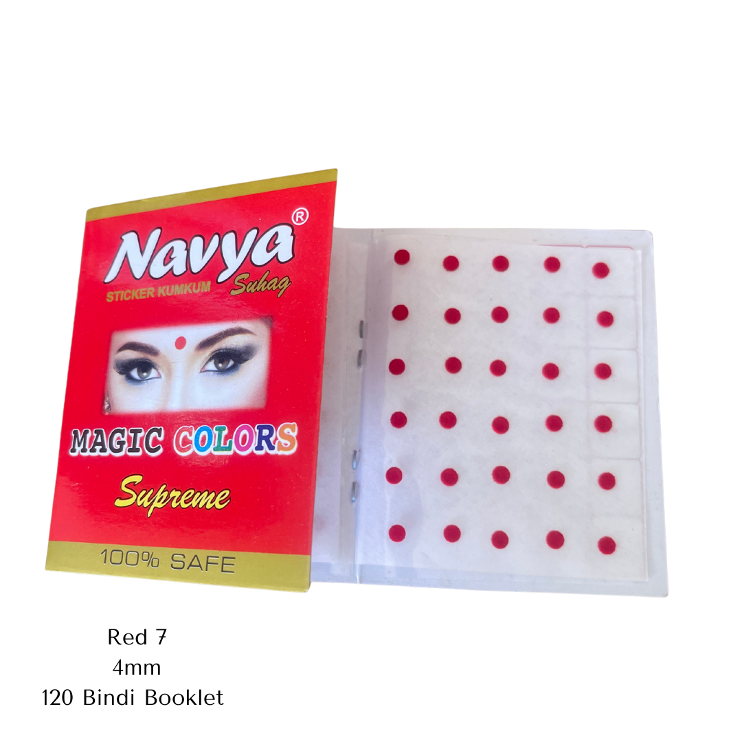 Red Bindi - Size 7 (4mm)