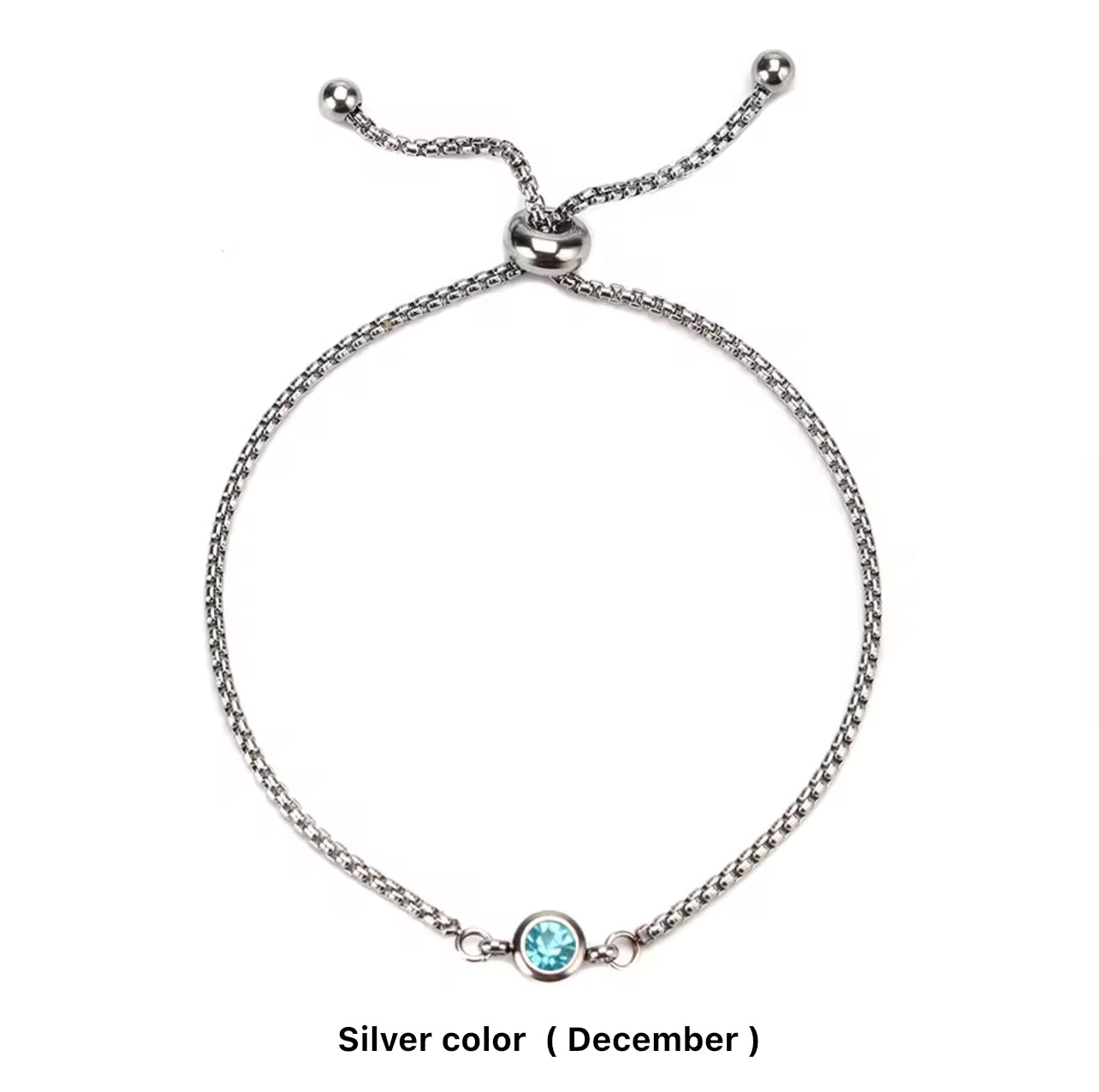 Birthstone Drawstring Bracelets (Adjustable)