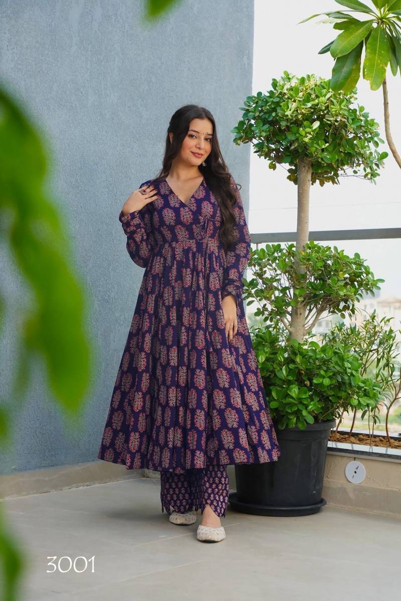 Rayon Digital Print Kurti and Bottom