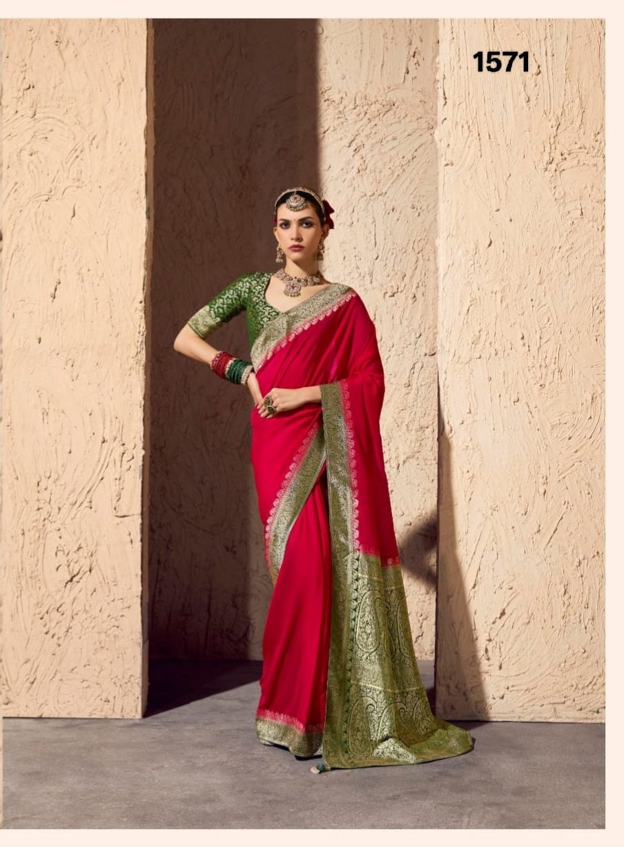 Kimora Pure Viscous Silk Saree