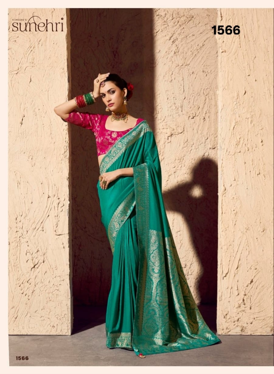 Kimora Pure Viscous Silk Saree