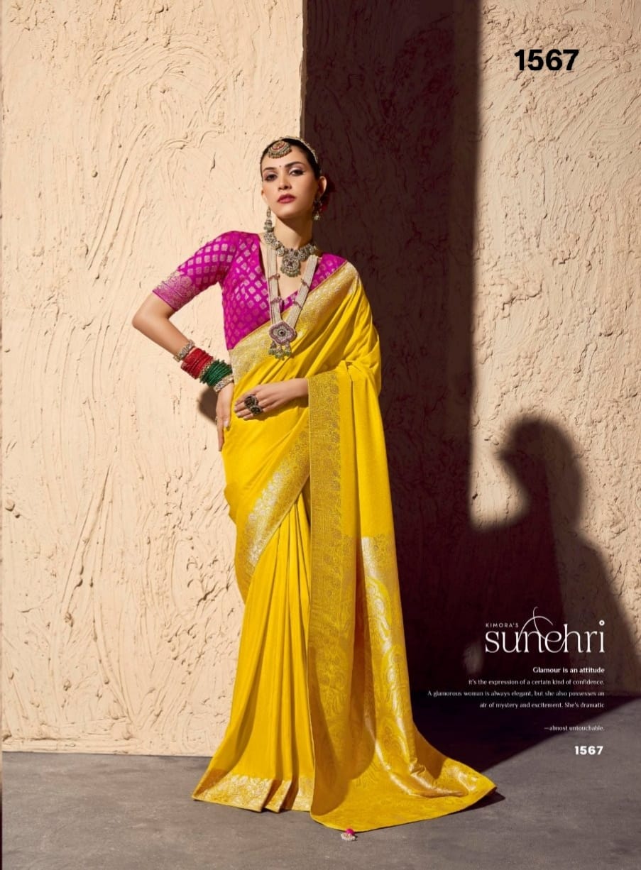 Kimora Pure Viscous Silk Saree