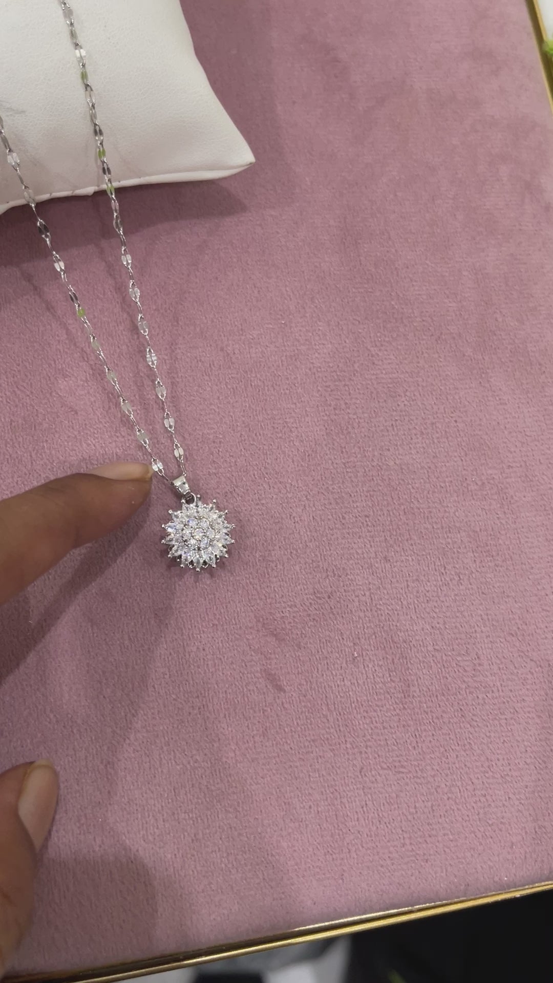 Stainless Steel Necklace with Pendant